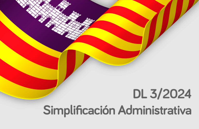 DL 3/2024 de Simplificación Administrativa (Illes Balears)